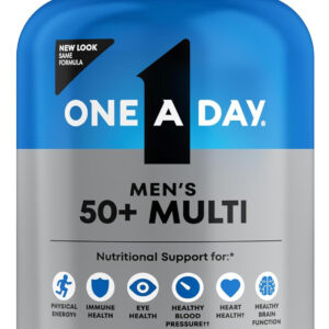 One-A-Day Men 50+ Advantage, 100 Piece, 24 Per Case