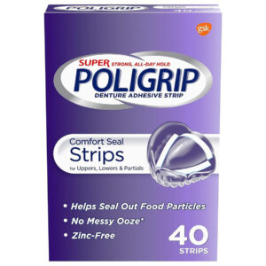 Poligrip Denture Adhesive Cream, 2.4 Ounce, 24 Per Case
