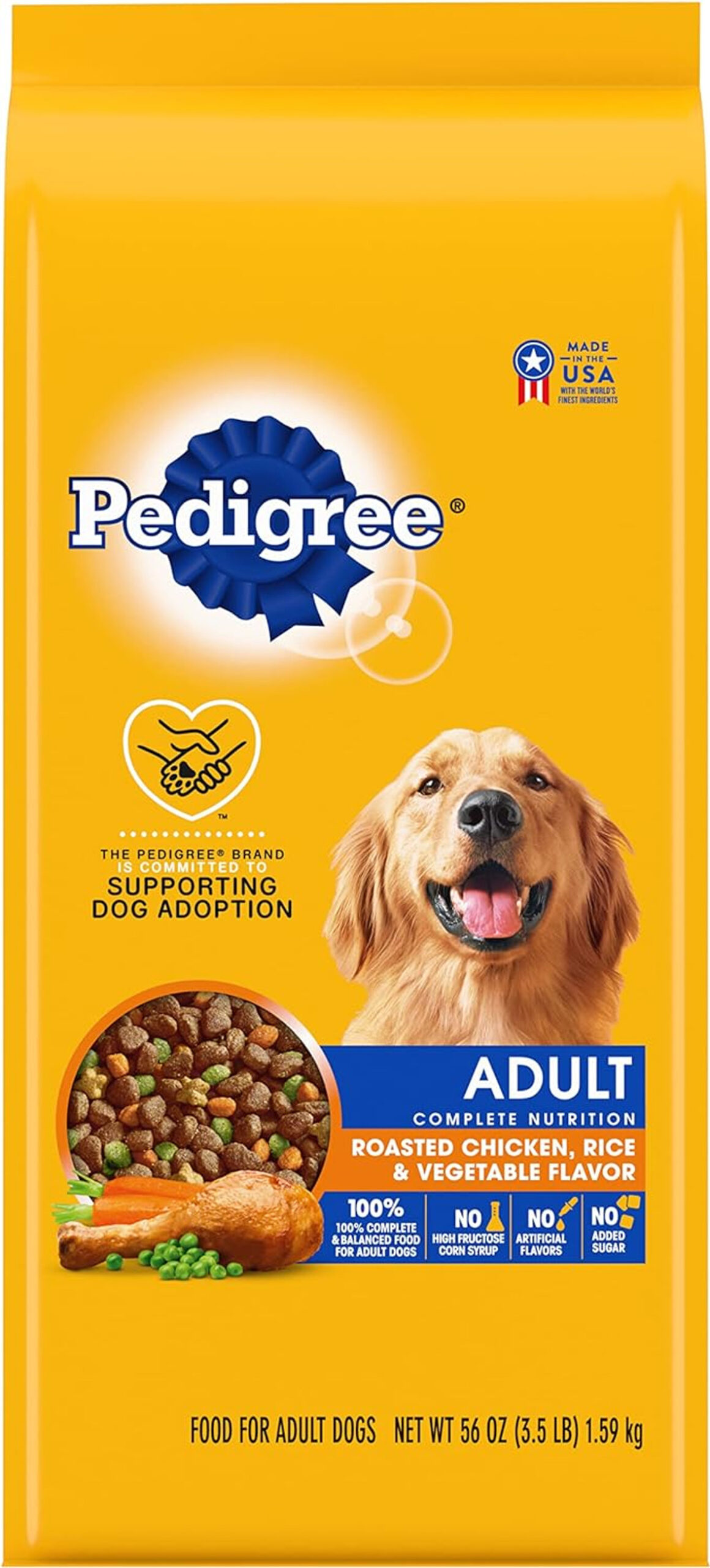 Pedigree Small Breed, 3.5 Pound, 4 Per Case