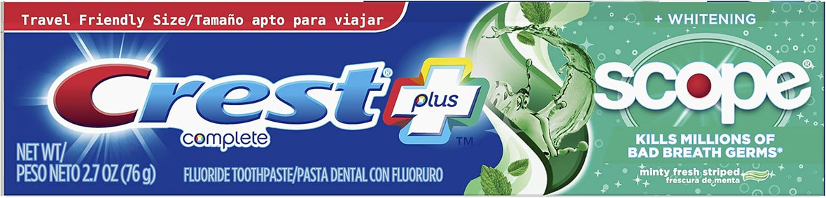 Crest Toothpaste Whitening & Scope Outlast, 4 Ounce, 24 Per Case