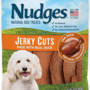 Blue Buffalo Nudges Health & Wellness Chicken Jerky Cuts Dog Treats, 10 Ounce, 6 Per Case
