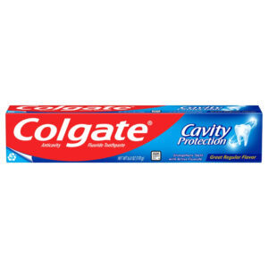 Colgate Anti-Cavity Toothpaste, Regular Flavor, 4 Ounce, 6 per Pack, 4 Packs Per Case