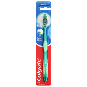 Colgate Extra Clean Toothbrush, Full Head, Soft Bristle, 72/case