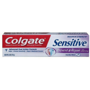 Colgate Maximum Strength Sensitive Whitening Toothpaste, 6 Ounces, 24 Per Case