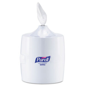 Dispenser Stand For Sanitizing Wipes, 1,500 Wipe Capacity, 10.25 X 10.25 X 14.5, Stainless Steel