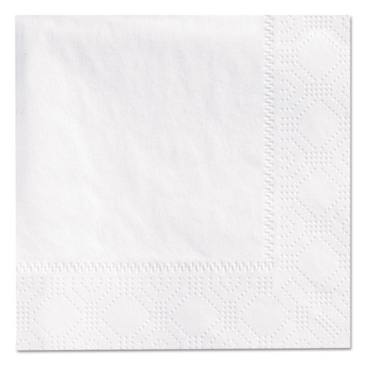 Hoffmaster® Beverage Napkins, 2-ply 9 1/2 x 9 1/2, White, Embossed, 1000/Carton