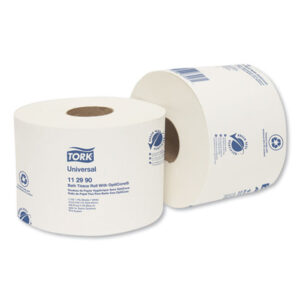 Tork® Universal Bath Tissue Roll with OptiCore, Septic Safe, 2-Ply, White, 865 Sheets/Roll, 36/Carton