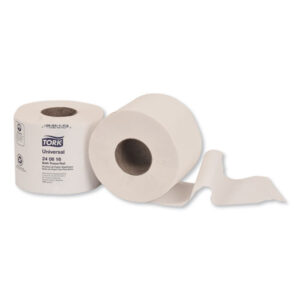 Tork® Universal Bath Tissue, Septic Safe, 2-Ply, White, 500 Sheets/Roll, 48 Rolls/Carton