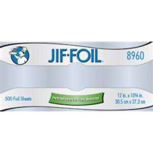 Jif Interfolded Foil Sheets 9 X10.7, 500 Count, 6/Case