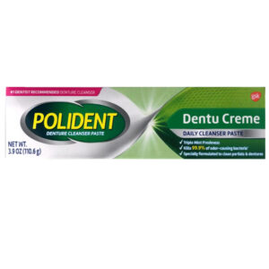 Polident Antibacterial 3 Minute Denture Cleanser, 40 Tablets, 12 Per Case