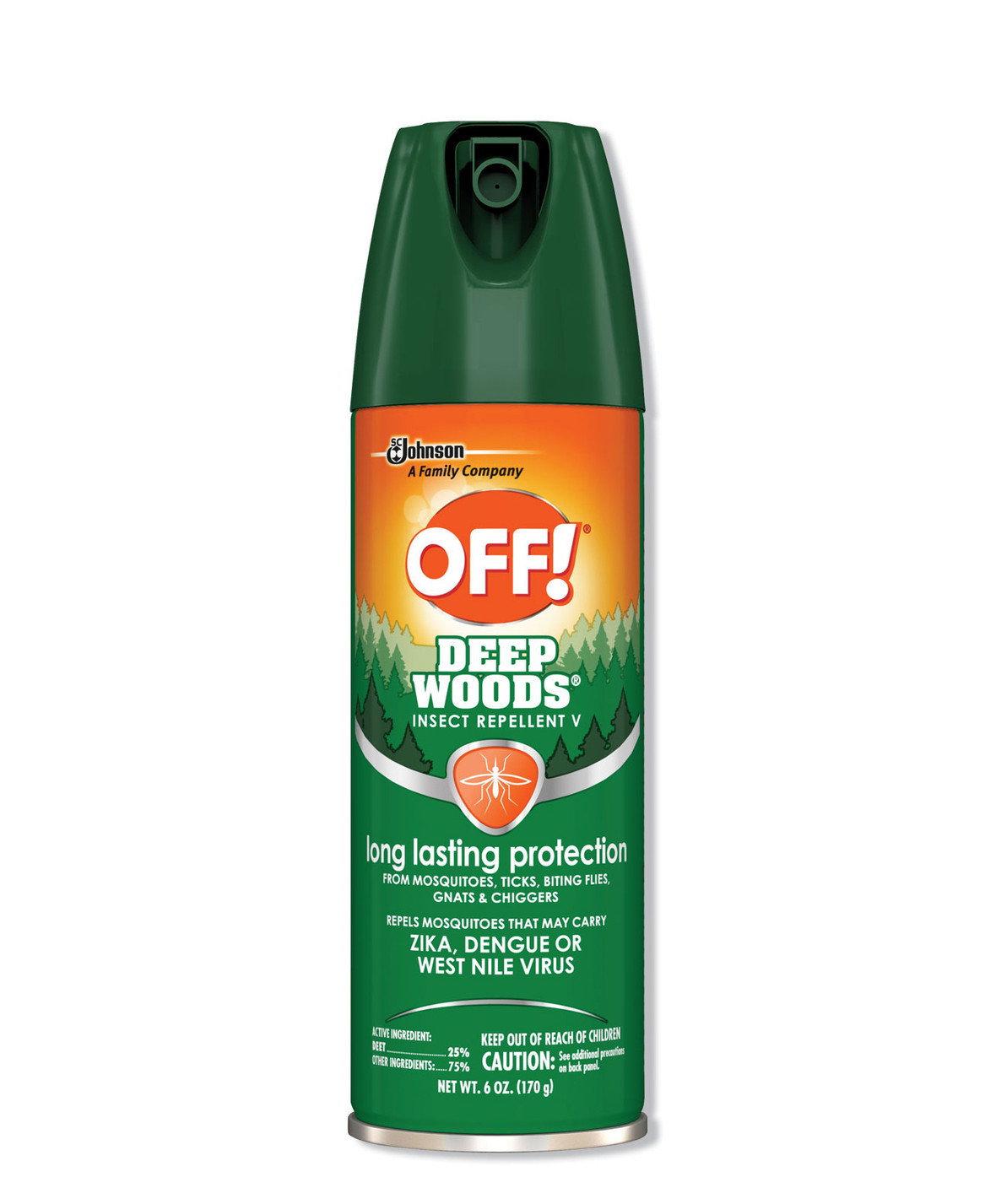 Off! Deep Woods Sportsmen Insect Repellent, 1oz Spray Bottle, 12 Bottles/Carton