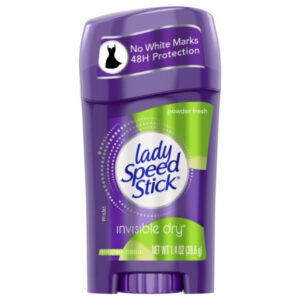 Lady Speed Stick 48 Hour Shower Fresh Anti-Perspirant Deodorant Invisible Stick, 1.4 Ounce, 12 Per Case