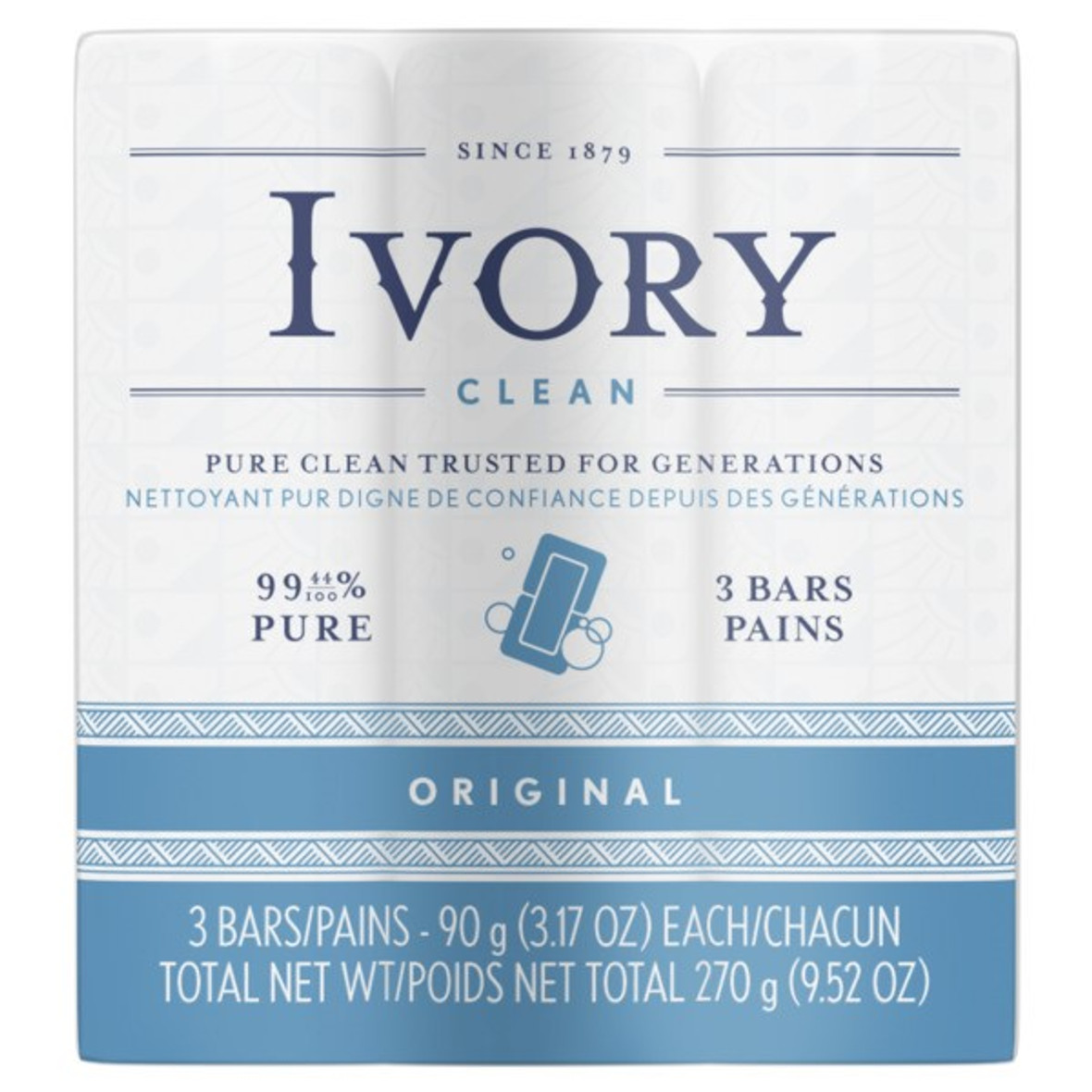 Ivory Original Gentle Bar Soap, 4 Ounce, 18 Per Case