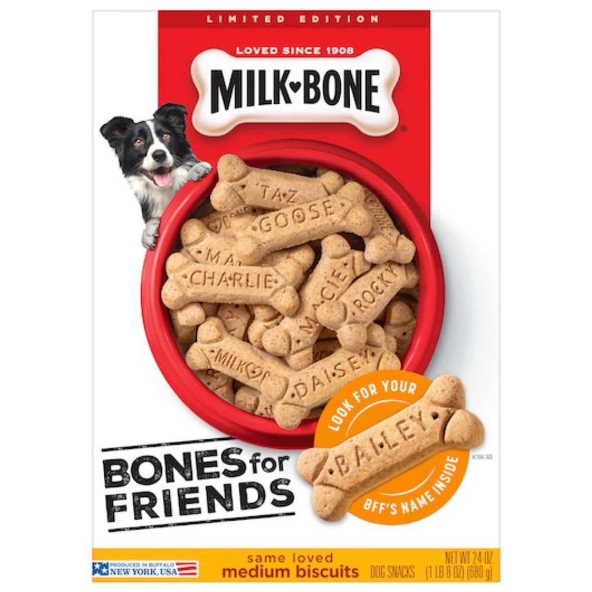 Milk Bone Dog Treats Original Biscuit Large, 24 Ounce, 12 Per Case