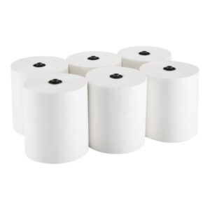 enMotion Hardwound Paper Towels, 1-ply, 8" Wide, 6 Rolls Per Case